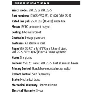 Vinča Warn VRX 25