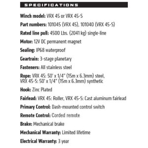 Vinča Warn VRX 45-S